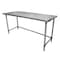 Bk Resources Stainless Steel Work Table With Open Base, Plastic Feet, 60"Wx24"D SVTOB-6024 - alternate 6